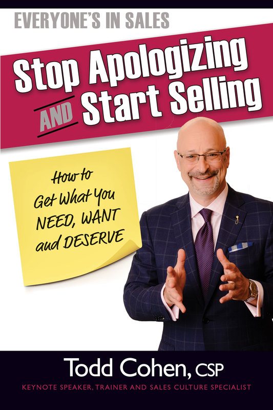 Stop Apologizing and Start Selling