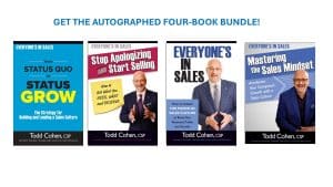 THE FOUR BOOK "EVERYONE'S IN SALES" AUTOGRAPHED BUNDLE